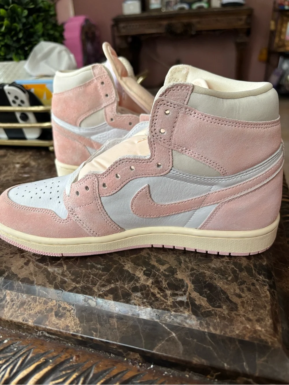 Air Jordan 1 Retro High OG “Washed Pink”Women's Sneakers
